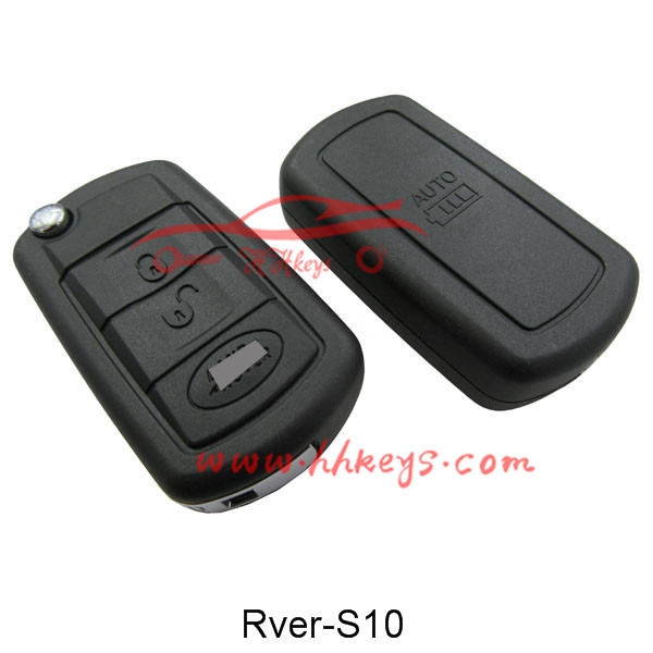 Land Rover 3 botons clau plegable Fob Shell (HU92 làmina)