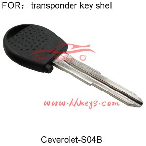 Chevrolet Evio Transponder Key Shell With Left Blade With Logo