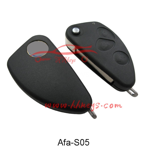 Alfa Romeo 147 156 GT 3 Button Flip Key Shell With SIP22 Blade