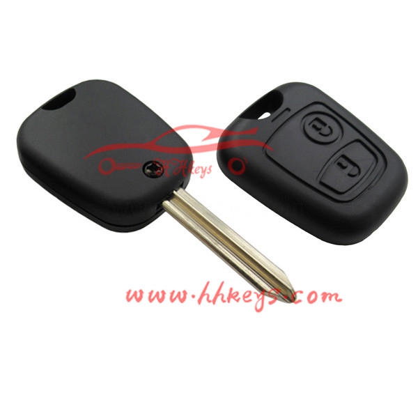 Original Factory Laser Key Cutting Machine -
Peugeot 2 Button Remote Key Shell No Logo – Hou Hui detail pictures