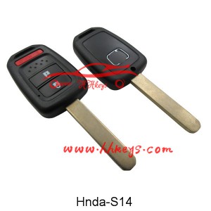 Honda 2 + 1 Button Remote Key Shell
