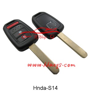 Honda 2 + 1 bouton Remote kle Shell