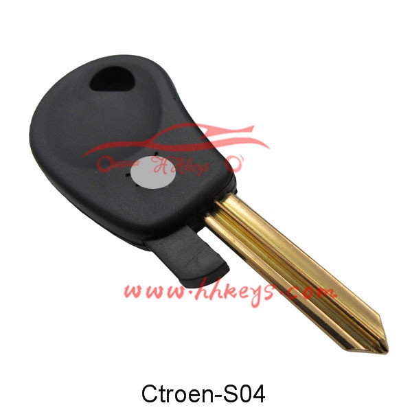 Citroen Saxo Transponder Key Shell With Blug