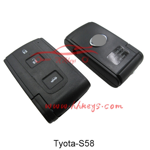 Manufactur standard Locksmith Tools Equipment -
 Toyota 2 Buttons Smart key shell – Hou Hui