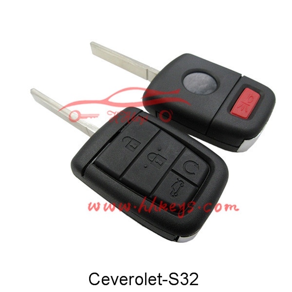 Cheverolet 4+1 Buttons Key Shell Head With GM45 Blade No Logo