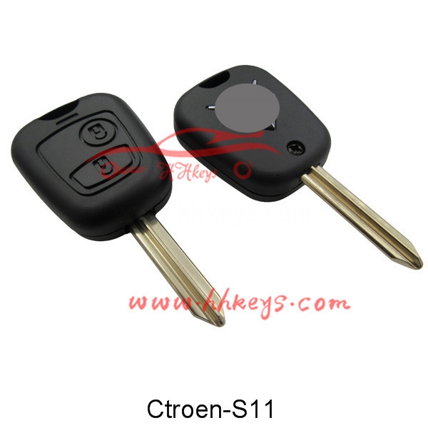 New Fashion Design for Blank Car Key -
 Citroen 2 Buttons Remote Key Cover (SX9 Blade) – Hou Hui