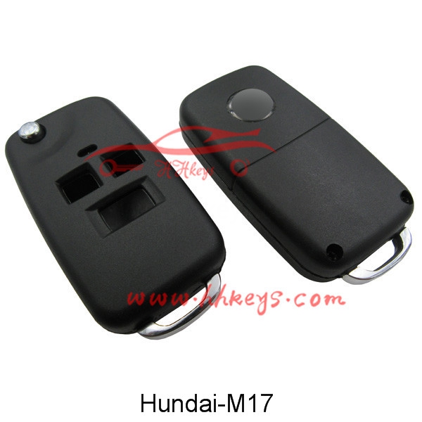 Hyundai Sonata 3 Buttons Modified Flip Key Shell With Left Blade