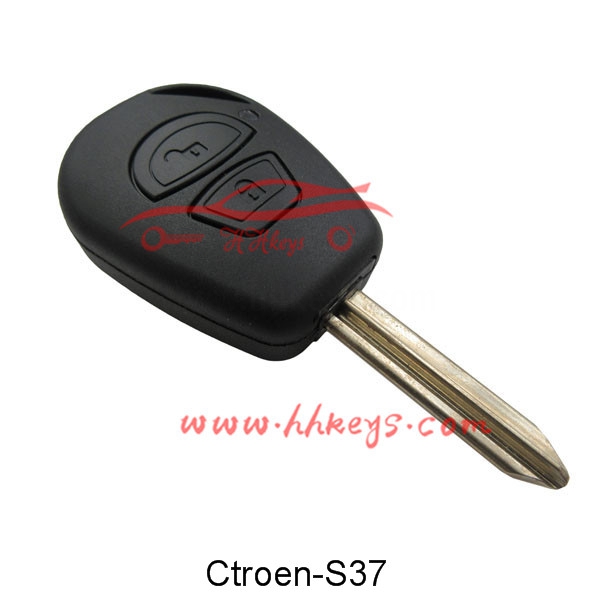 Citroen Ligier 2 Button Remote Key Case With Light Words In Back(SX9 Blade)