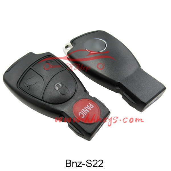 Benz 3 + 1 Button Anzeru Akutali Ofunika Fob