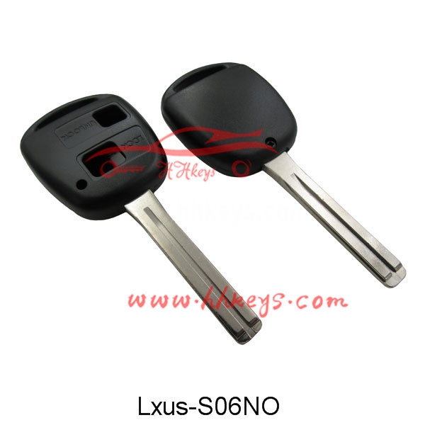 Lexus 2 Button Remote Key Shell With TOY40 Blade No Logo (Long)