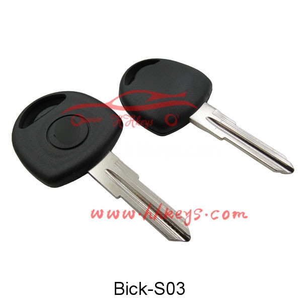 Buick Transponder Key Shell Chip Keys With Left Blade