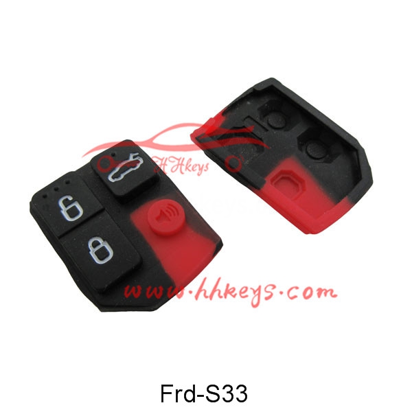 Ford 3+1 Buttons Remote Rubber pad