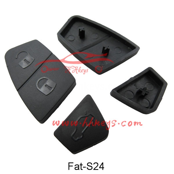 Fiat 3 Buttons Rubber Pad (Black)