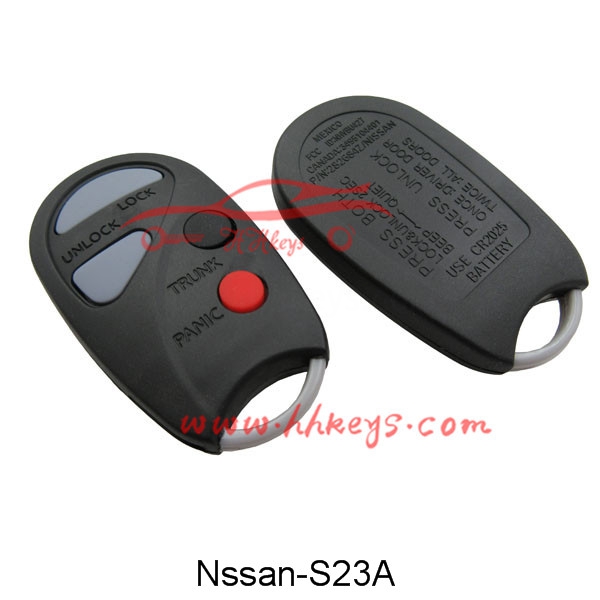 Nissan 3+1 Buttons Remote Key Case