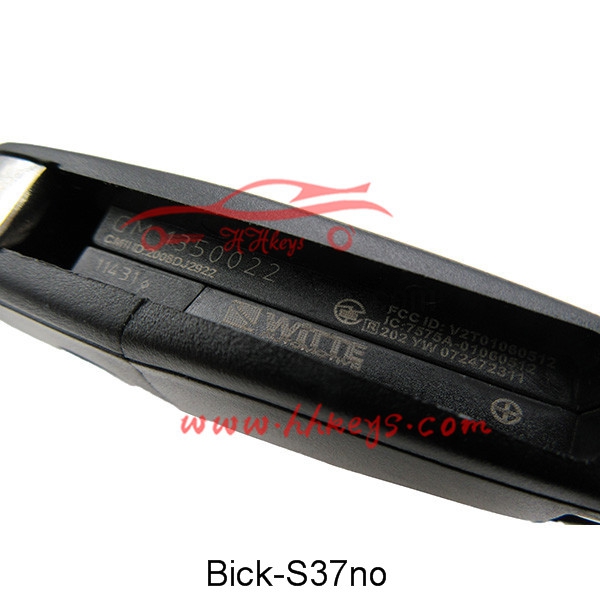 Buick GL8 4+1 Buttons Flip Key Shell  No Logo