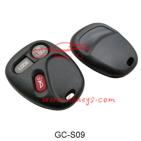 GM 2+1 Buttons Remote Key Fob No Logo