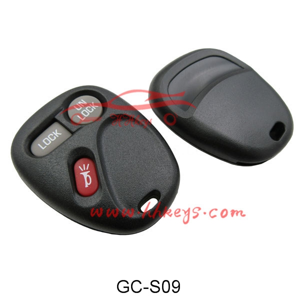 GM 2 + 1 Przyciski zdalnego Key Fob No Logo