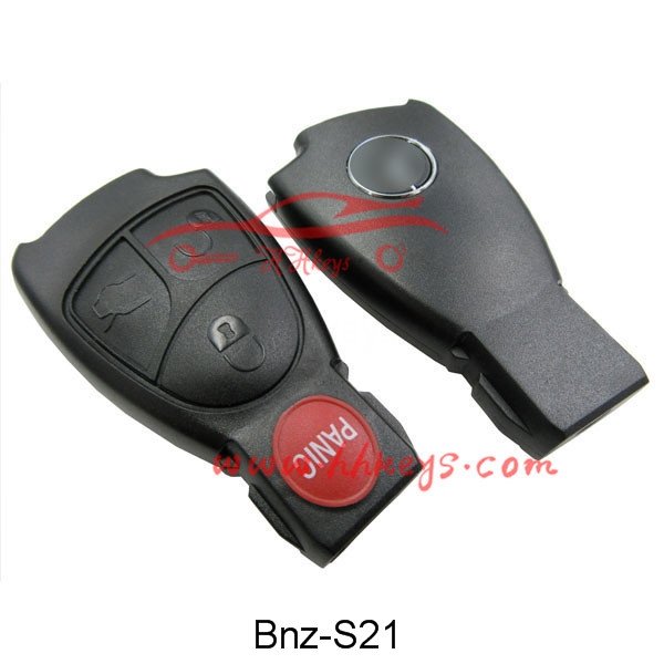 Factory selling Key Cutter Cutting Machine -
 Benz 3+1 Button Smart Key Shell With Logo (No Battery Clip, No Blade) – Hou Hui