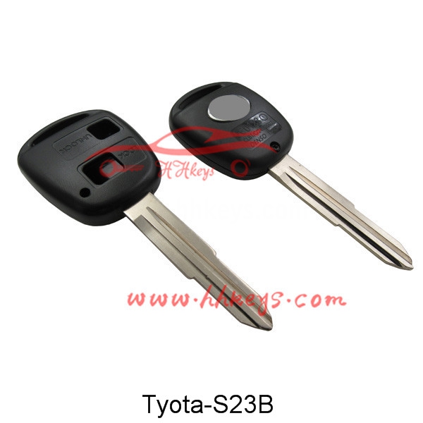 Factory Free sample Blank Key -
 Toyota 2 Buttons Remote key shell – Hou Hui