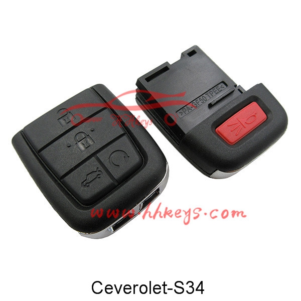Hot Selling for Key Copying Cutting Machine -
 Cheverolet 4+1 Buttons Key Shell Part  – Hou Hui