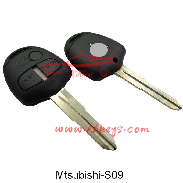 Mitsubishi 3 Buttons Remote Key Shell With Left Blade