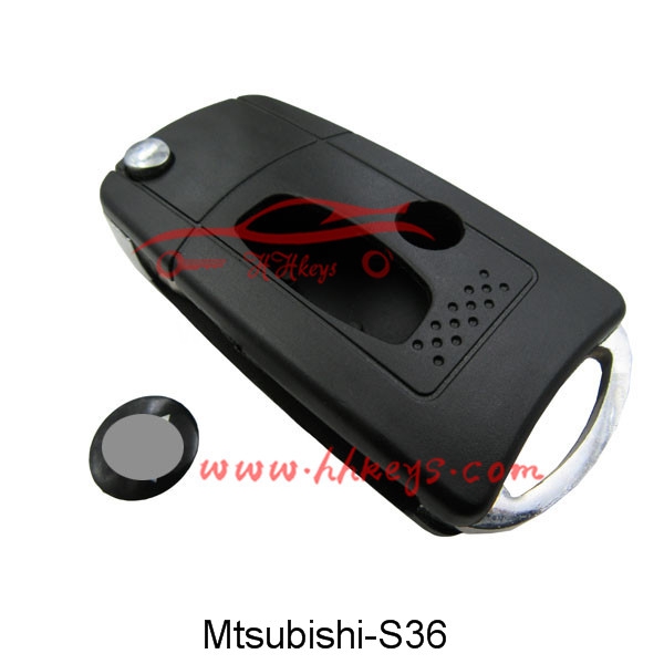 China wholesale 7936 Transponder Chip -
 Mitsubishi 3 Buttons Flip Key Shell With Right Blade（No Button） – Hou Hui