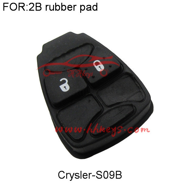 Fast delivery Transponder Chips -
 Chrysler 2 Buttons Remote rubber pad – Hou Hui