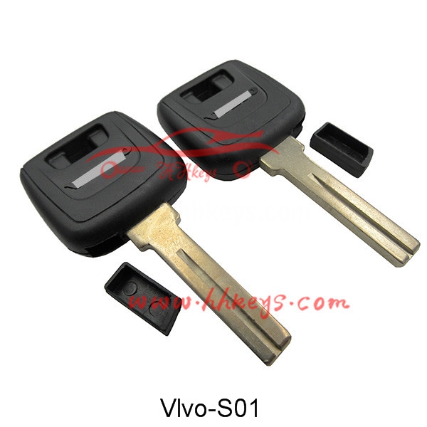 Volvo Transponder Key Shell With Plug