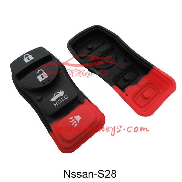 2017 China New Design Remote Car Key -
 Nissan 3+1 Buttons rubber pad – Hou Hui