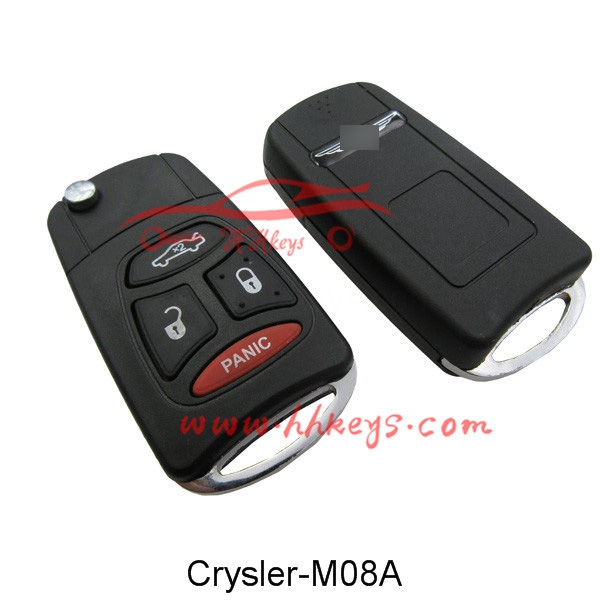 Chrysler 3+1 Big Buttons Modified key shell