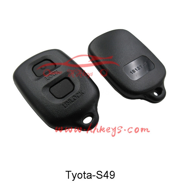 professional factory for 4d Transponder Chip -
 Toyota 2 Buttons Remote key shell – Hou Hui