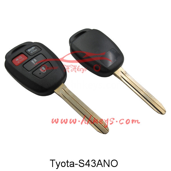 2017 New Style Remote Entry Key -
 Toyota 3 Buttons Remote key shell – Hou Hui