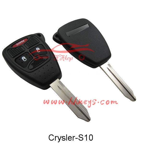 Chrysler 2 + 1 knoppies Remote sleutel dop