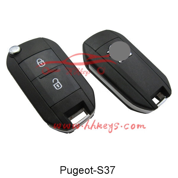 Peugeot 307 2 Button Folding Key Case Flip