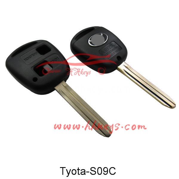 Bottom price Smart Card Car Key -
 Toyota 2 Buttons Remote key shell – Hou Hui