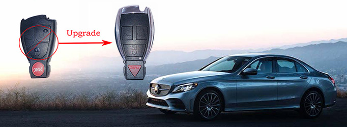 Nij modifikaasje Shell foar Benz Old Type Smart Key