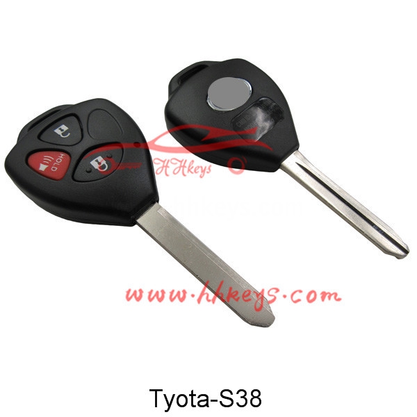 Toyota 2+1 Buttons Remote key shell