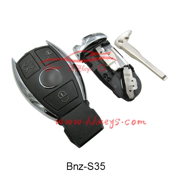 2017 wholesale priceAuto Key Programmer -
 Benz 3 Button Smart Remote Key Fob Shell – Hou Hui