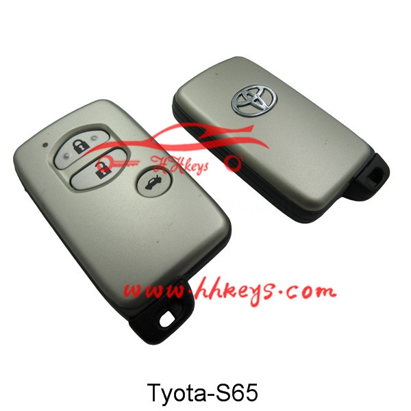 Toyota 3 Buttons Smart key shell