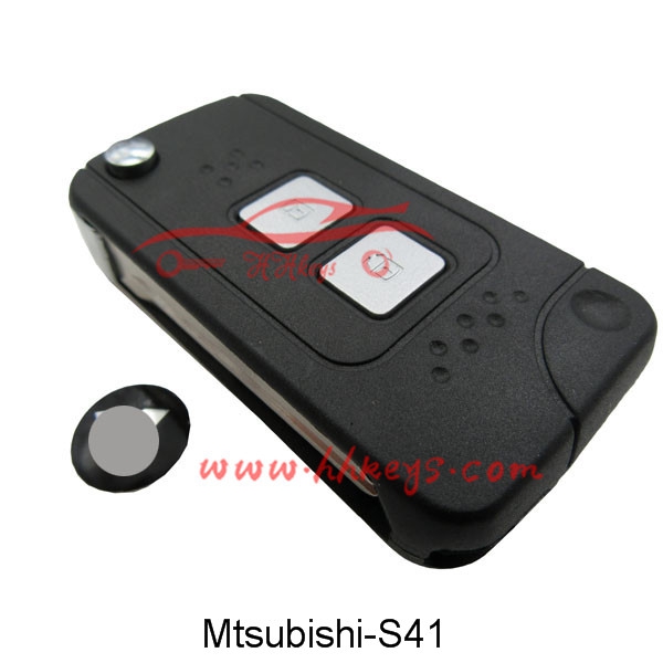 Mitsubishi 2 Buttons Remote key shell