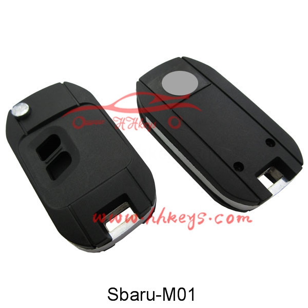 Subaru 2 Buttons Modified Flip Key Fob Case