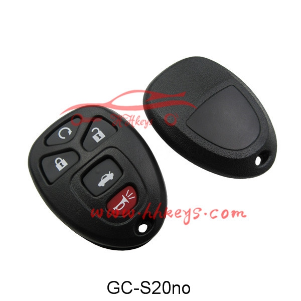 GM 4 + 1 Πλήκτρα Keyless Remote Key Fob Δεν Λογότυπο