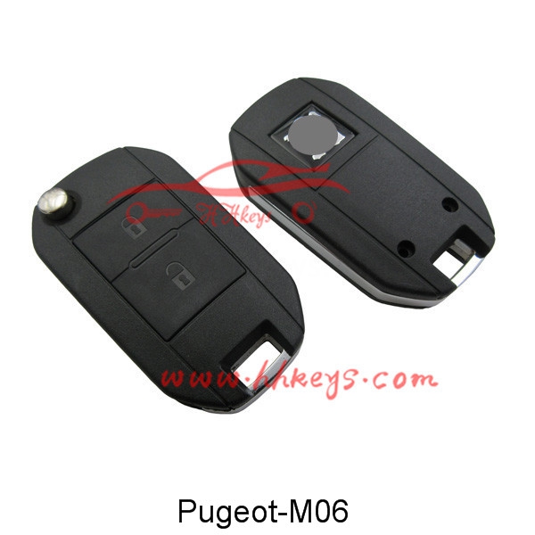 Peugeot 307 2 Button dəyişdirilmiş Flip Key Shell