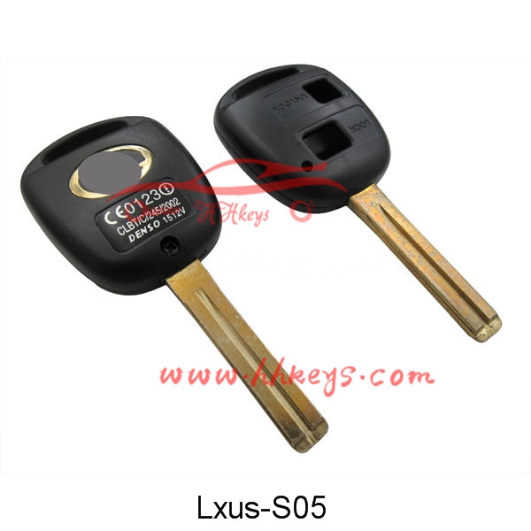 Lexus 2 Button Remote Key Shell (TOY48 Blade)