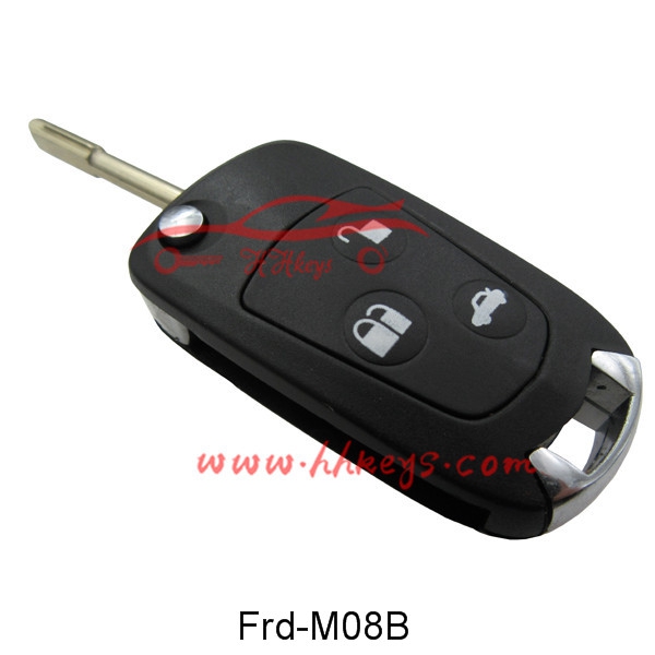 2017 New Style T5 Glass Transponder Chip -
 Ford 3 Buttons Remote key shell – Hou Hui