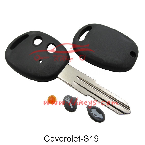 2 Buttons Smart Remote Key Case Shell w/ No Chips fit for Chevrolet Aveo 2004-10