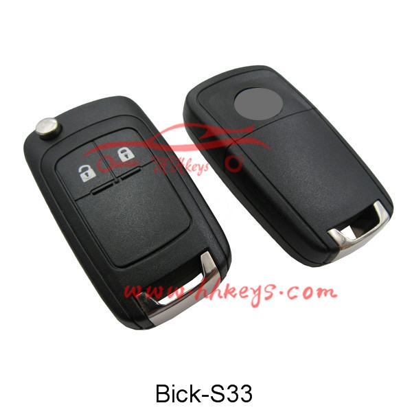 Wholesale Uncut Blade -
 Buick 2 Buttons remote key shell – Hou Hui