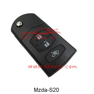 Mazda 3 Button Flip Folding Remote Key Fob
