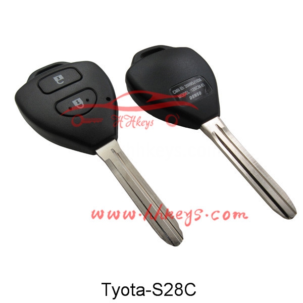 Free sample for Flip Car Key Case -
 Toyota 2 Buttons Remote key shell – Hou Hui