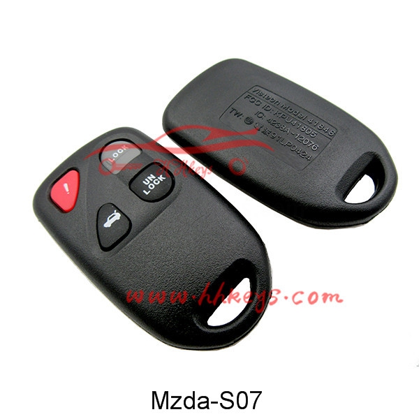 Mazda 6 Keyless 3+1 Buttons Remote Shell